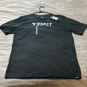 Under Armour Men's Project Rock RSPCT Black Tee